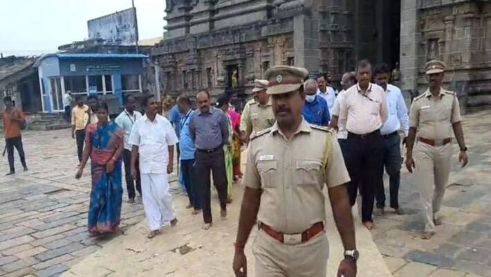 Officials will inspect the Chidambaram temple again today Officials will inspect the Chidambaram temple again today