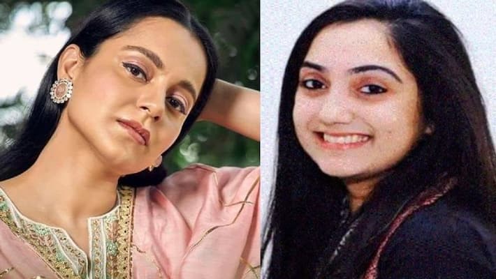 Actress Kangana Ranaut Came and stood beside BJP Leader Nupur Sharma RTB Actress Kangana Ranaut Came and stood beside BJP Leader Nupur Sharma RTB