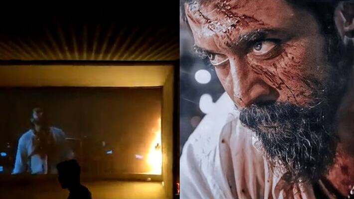 Fire broke out in pondicherry theatre while suriya's rolex scene from vikram playing Fire broke out in pondicherry theatre while suriya's rolex scene from vikram playing