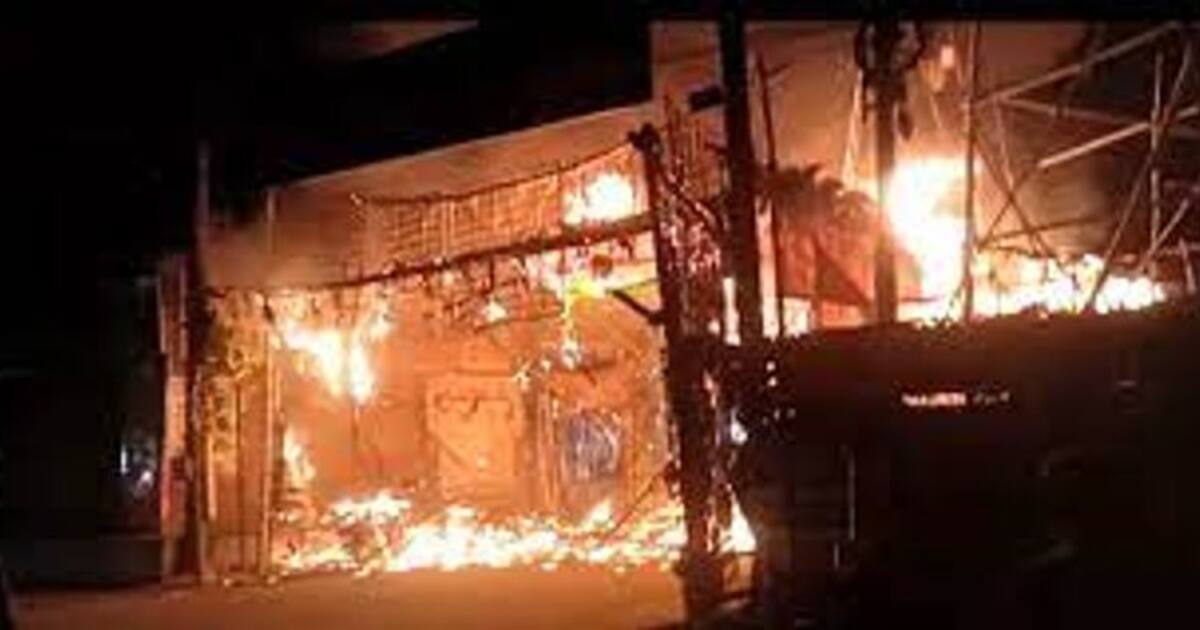 கோவில் திருவிழாவில் தீ விபத்து.. பட்டாசு வெடித்த போது நிகழ்ந்த விபரீதம்.. அலறியடித்து ஓடிய மக்கள்..