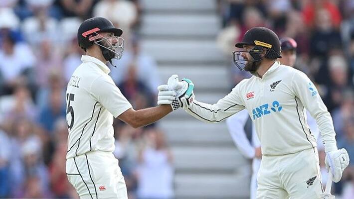 daryl mitchell century and tom blundell responsible batting pave the way for new zealand to score big in second test daryl mitchell century and tom blundell responsible batting pave the way for new zealand to score big in second test