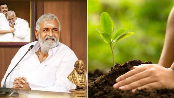 Minister sekar babu speech about Gold coins will be given on the kalaignar birthday next year to those who maintain the saplings properly Minister sekar babu speech about Gold coins will be given on the kalaignar birthday next year to those who maintain the saplings properly
