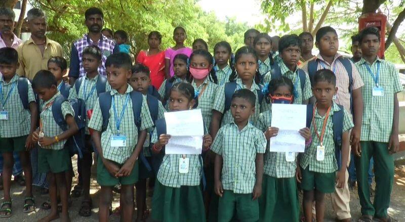 Students are unable to go to school as buses do not run to the hilly areas of Theni district