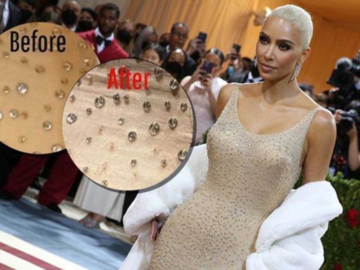 Kim Sharma Hot Fucking - Kim Kardashian allegedly damaged Marilyn Monroe's iconic dress? (Check  before and after photo)