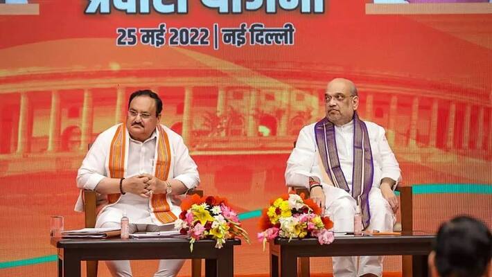 Shah and Nadda will meet with BJP leaders to devise a plan for the 144 LS seats that it just missed winning. Shah and Nadda will meet with BJP leaders to devise a plan for the 144 LS seats that it just missed winning.