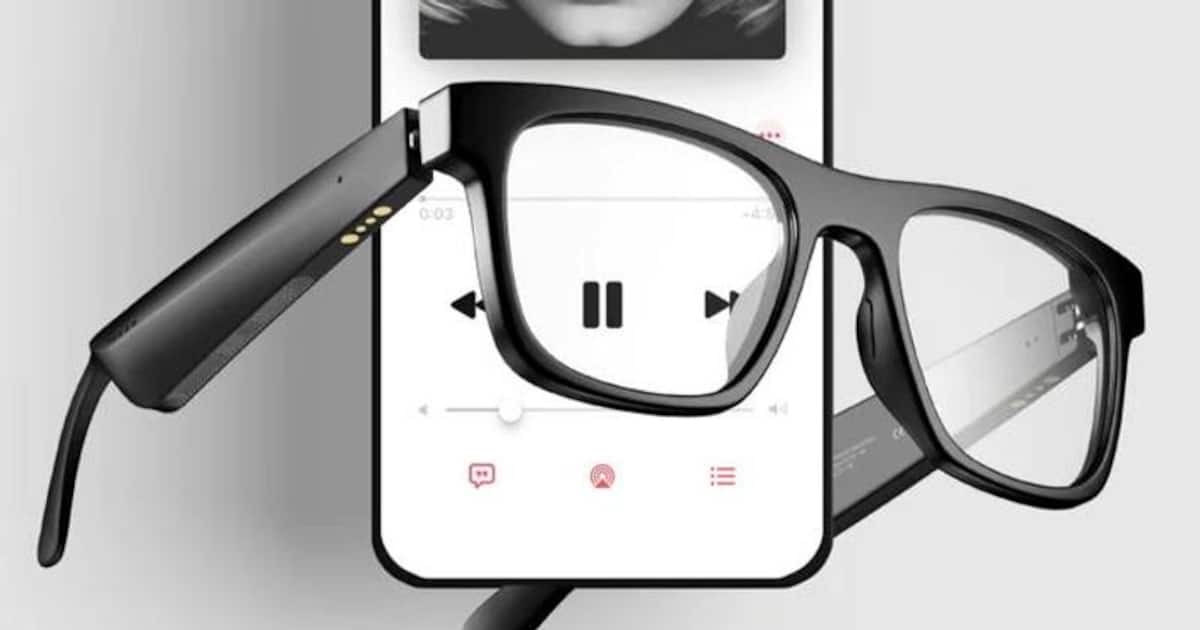 Introducing smart glasses with builtin speaker Noise shown by Mass