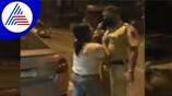 drunk woman fighting with police in middle of the road video goes viral akb