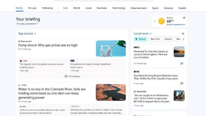 Google News Launches Redesign to Mark 20th Anniversary Google News Launches Redesign to Mark 20th Anniversary