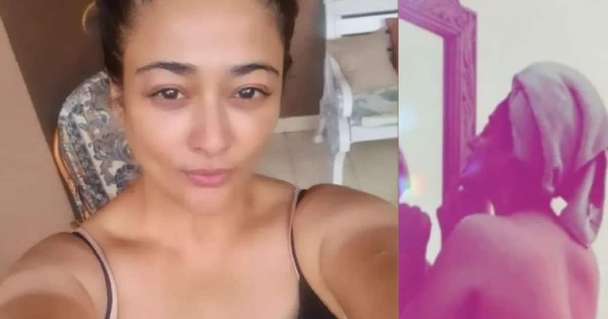 Kiran Rathod : கண்ணாடி முன் அரைநிர்வாண போஸ் கொடுத்த கிரண்... போட்டோ பார்த்து ஆடிப்போன ரசிகர்கள்