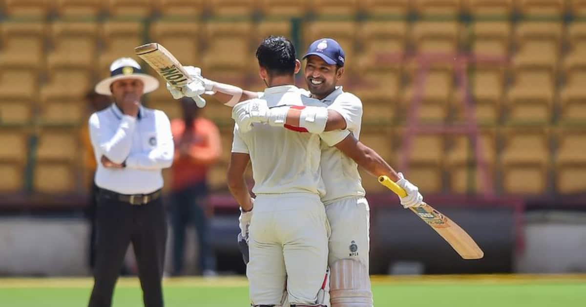 Ranji Trophy 202122 Final Twin centuries from Dubey and Shubham put