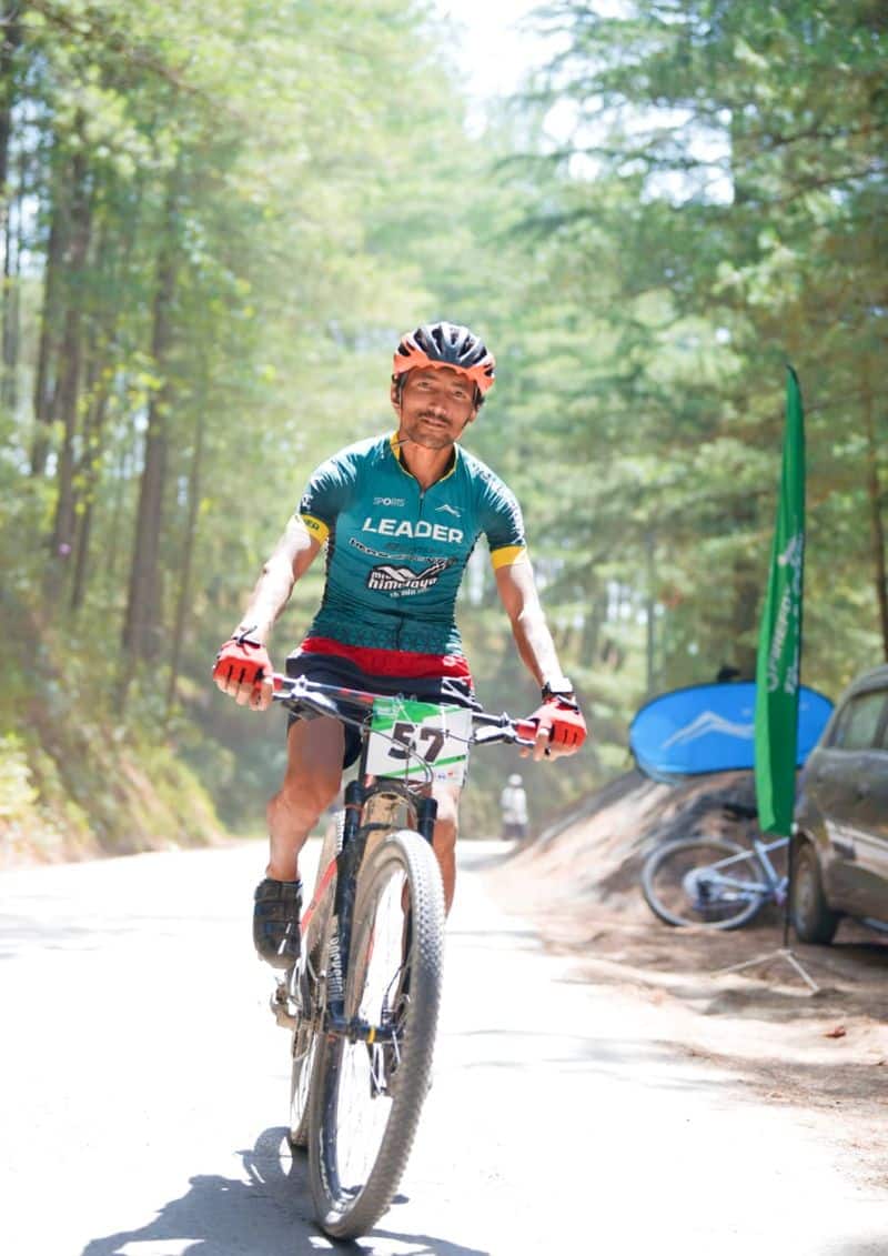 54 riders participated in 1st  Stage 80 kms of mountain biking race MTB Himachal Janjehli 2022 ckm