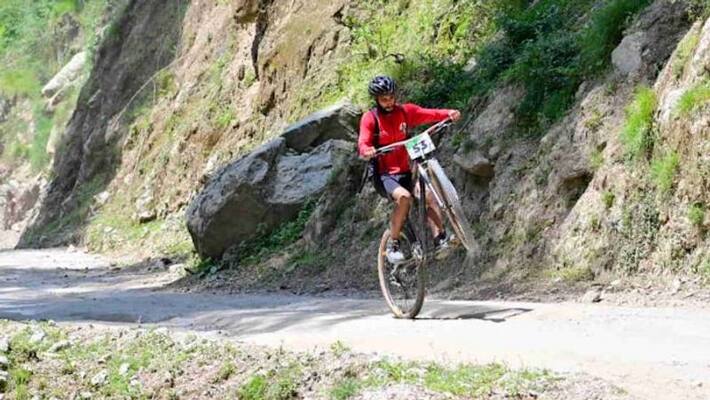 MTB Himachal Janjehli 2022 1st Edition 54 riders cover over 80 kms in Stage 1 of mountain biking race MTB Himachal Janjehli 2022 1st Edition 54 riders cover over 80 kms in Stage 1 of mountain biking race
