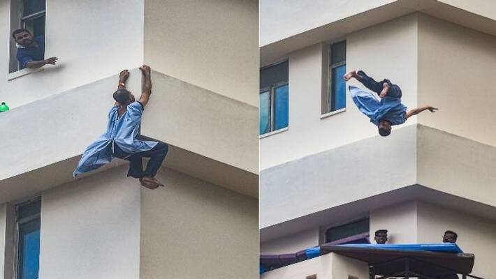 patient falling from eighth floor of NeuroScience, fire brigade stood and watched bsm patient falling from eighth floor of NeuroScience, fire brigade stood and watched bsm