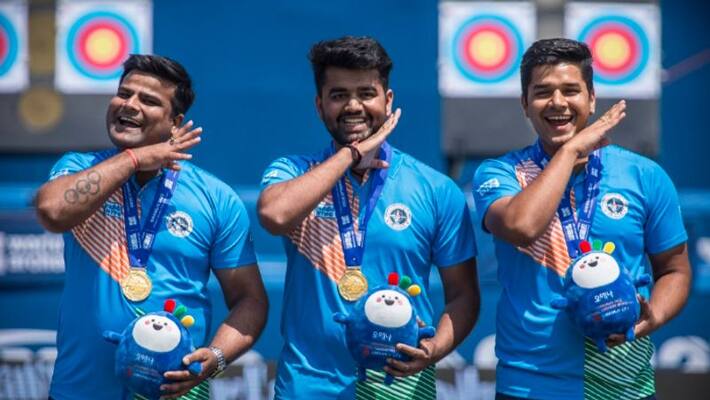 India win 2 gold medal and 1 silver medal in paris Archery World Cup 2022 spb India win 2 gold medal and 1 silver medal in paris Archery World Cup 2022 spb