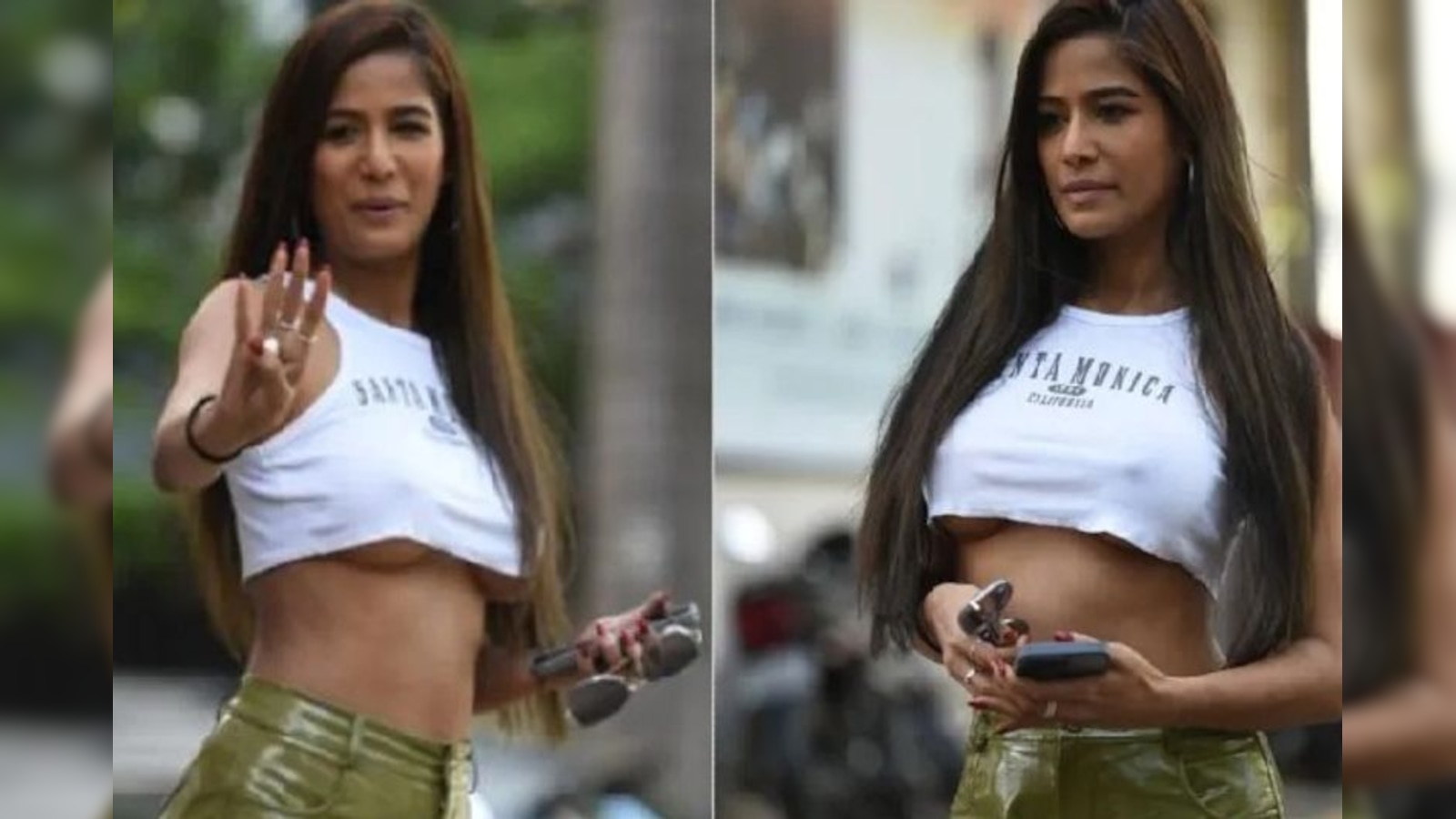 Video and Pictures: Poonam Pandey goes BRALESS, gets slut shamed and faces  criticism