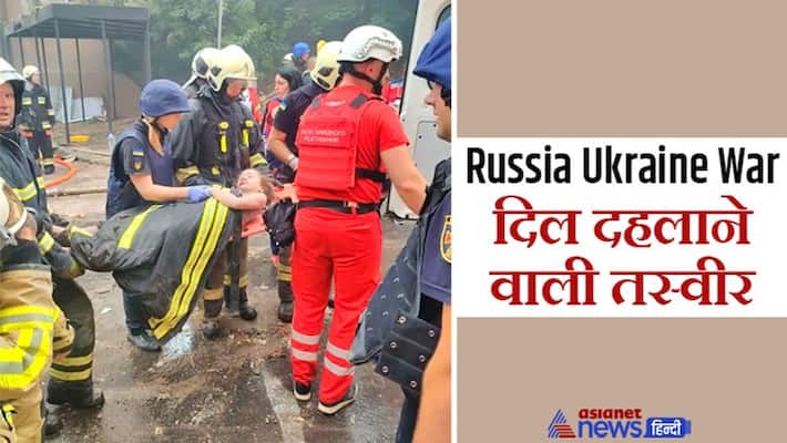 Heartbreaking picture of war of Russia Ukraine, 7 year girl was pulled out from the rubble in Kyiv kpa Heartbreaking picture of war of Russia Ukraine, 7 year girl was pulled out from the rubble in Kyiv kpa
