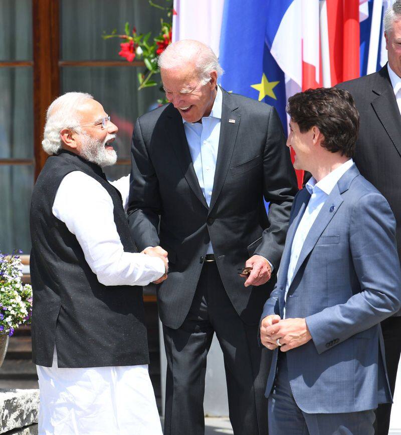 pm modi in G7 summit: says rising prices of energy, food grains affecting all