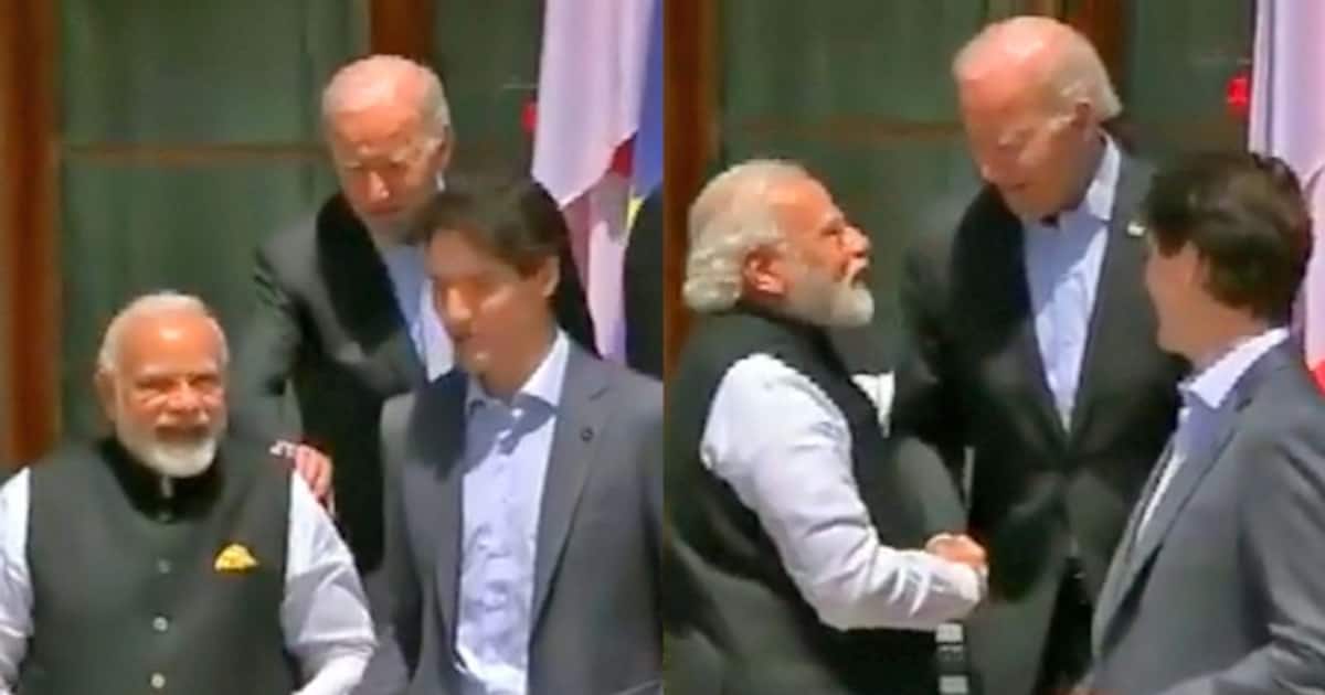 हमारे पीएम से मिलने व्याकुल दिखे अमेरिकी राष्ट्रपति, मोदी की पीठ पर हाथ  थपथपा कर कहा- भाई मैं भी हूं...