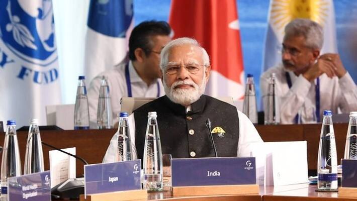 pm modi in G7 summit: says rising prices of energy, food grains affecting all pm modi in G7 summit: says rising prices of energy, food grains affecting all