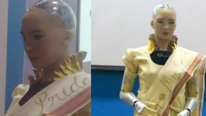 Sophia robot sales in malayalam