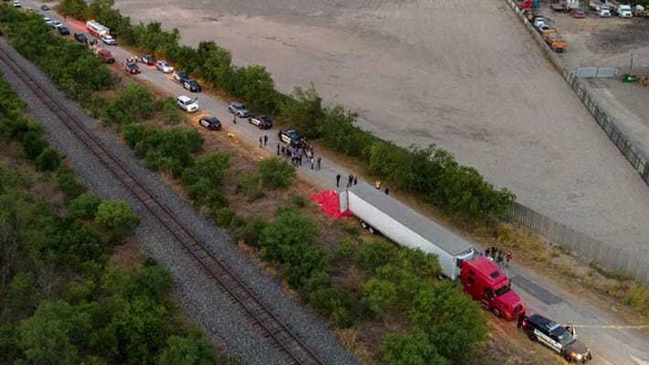 Human Trafficking in America, 46 people found dead in truck in San Antonio, horrific human tragedy kpa Human Trafficking in America, 46 people found dead in truck in San Antonio, horrific human tragedy kpa