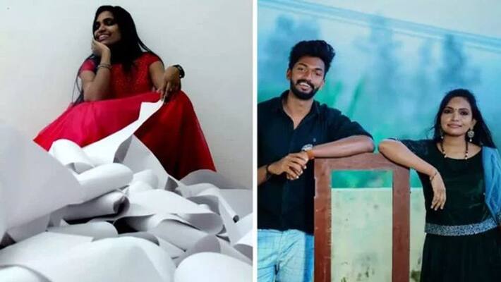 unique world record, Indian woman writes 434 meter long letter for brother, weighs 5 kg kpa unique world record, Indian woman writes 434 meter long letter for brother, weighs 5 kg kpa