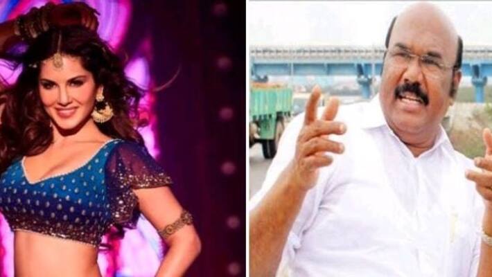 Junior MGR says former minister Jayakumar was having fun watching sexy actress Sunny Leone dance Junior MGR says former minister Jayakumar was having fun watching sexy actress Sunny Leone dance