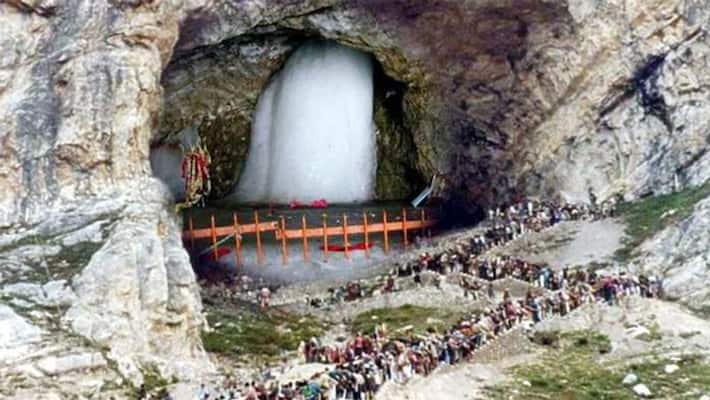 Amarnath Yatra suspended due to severe weather - adt Amarnath Yatra suspended due to severe weather - adt