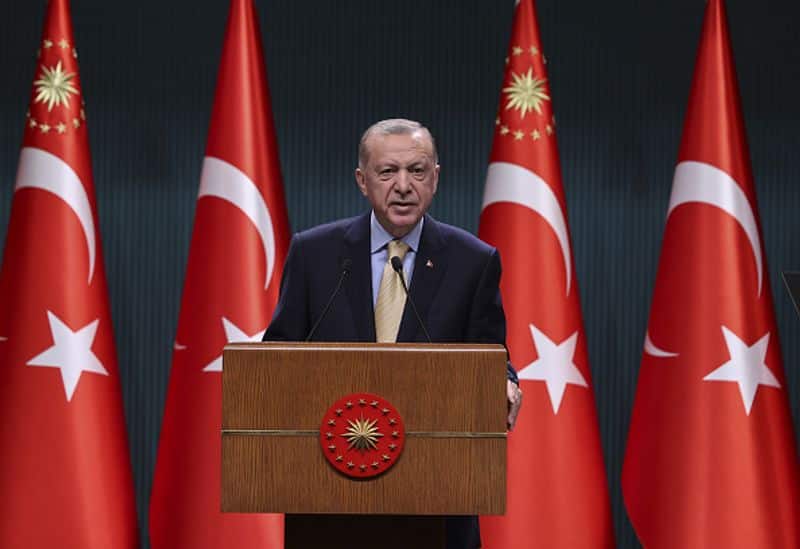 Tayyip Erdogan was set to be sworn in as Turkey president for the third term
