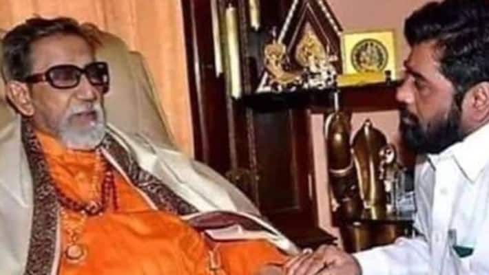 Eknath Shinde pays tribute to Bal Thackeray changes his Twitter display photo gcw Eknath Shinde pays tribute to Bal Thackeray changes his Twitter display photo gcw