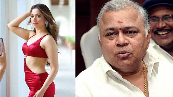 Actor Radha Ravi controversial Speech about Actress Tamannah Bhatia in Kanal movie audio launch Actor Radha Ravi controversial Speech about Actress Tamannah Bhatia in Kanal movie audio launch