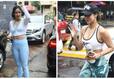 Malaika Arora Khan and Neha Sharma spotted at gym hot photos