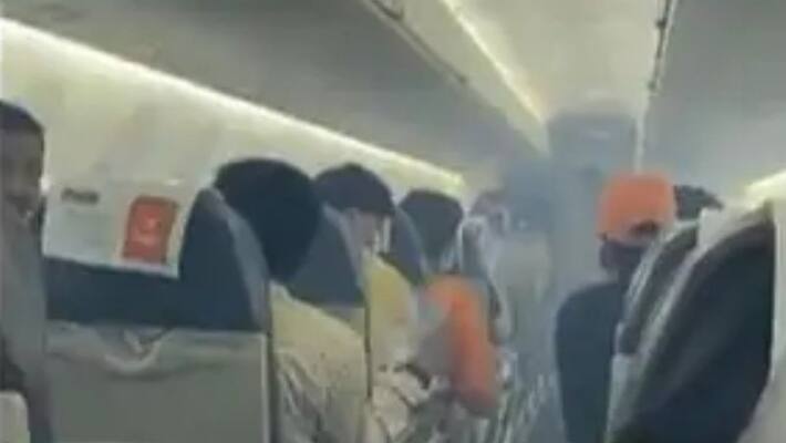 Spicejet flight returns to Delhi after crew notices smoke in cabin at 5,000 ft Spicejet flight returns to Delhi after crew notices smoke in cabin at 5,000 ft
