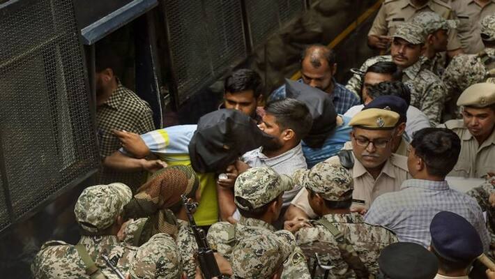 Udaipur Kanhaiya Lal's killers attacked in nia court in Jaipur bsm Udaipur Kanhaiya Lal's killers attacked in nia court in Jaipur bsm