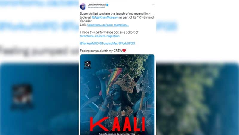 Kaali Poster Controversy: Filmmaker Leena Manimekalai summoned by Delhi Court RBA