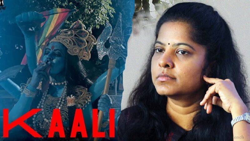 Delhi police summoned leena manimekalai regarding kaali movie poster controversy