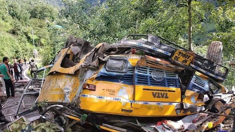 bus accident...School children among 16 people dead
