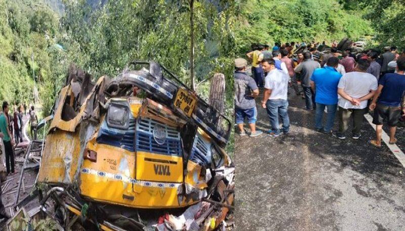 bus accident...School children among 16 people dead