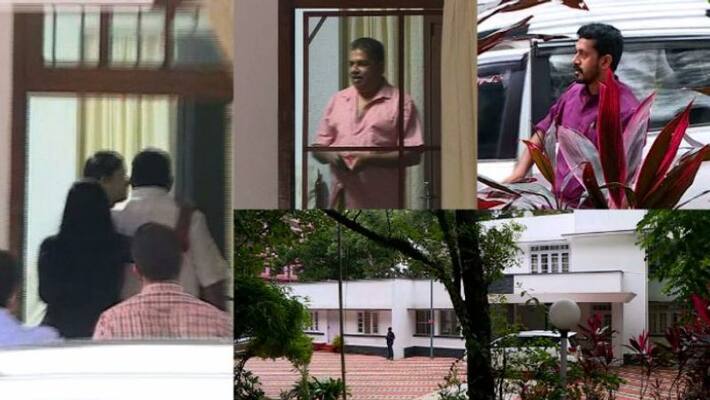 Saji Cheriyan hugged and kissed by daughter after resignation Mavelikkara MLA visits him Saji Cheriyan hugged and kissed by daughter after resignation Mavelikkara MLA visits him