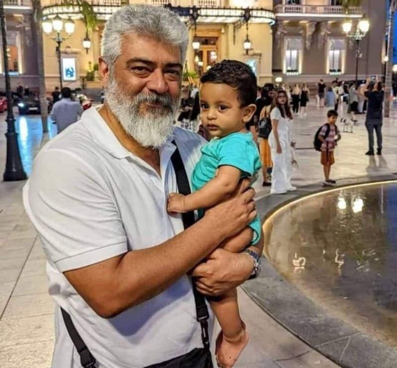 Actor ajith kumar  airport video goes viral in internet
