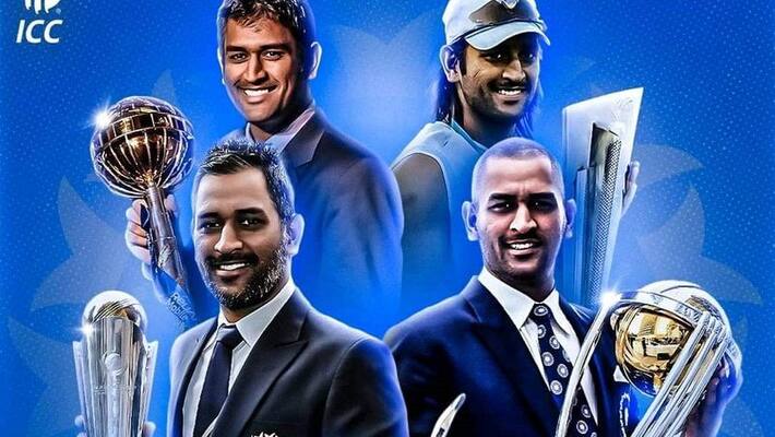 Icc pays tribute to Former Indian Captain MS Dhoni on his retirement date 15 August Independence day spb Icc pays tribute to Former Indian Captain MS Dhoni on his retirement date 15 August Independence day spb