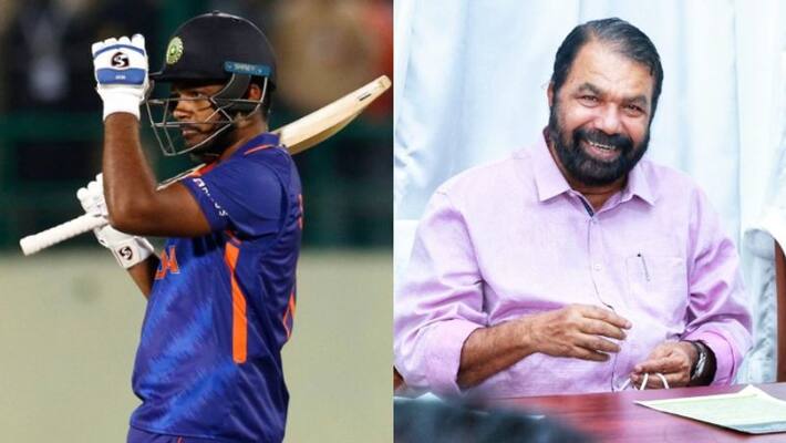 v sivankutty supports sanju samson after his match winning save against west indies v sivankutty supports sanju samson after his match winning save against west indies