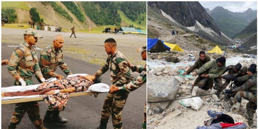 Cloud Burst Amarnath Rescue operation is going on, death toll is increasing all live updates on Amarnath anbdc