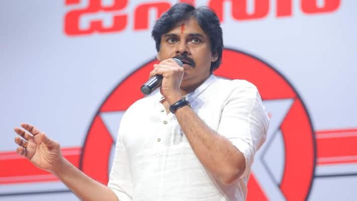 Pawan Kalyan Hoists National Flag at Janasena Party Office in Mangalagiri Pawan Kalyan Hoists National Flag at Janasena Party Office in Mangalagiri