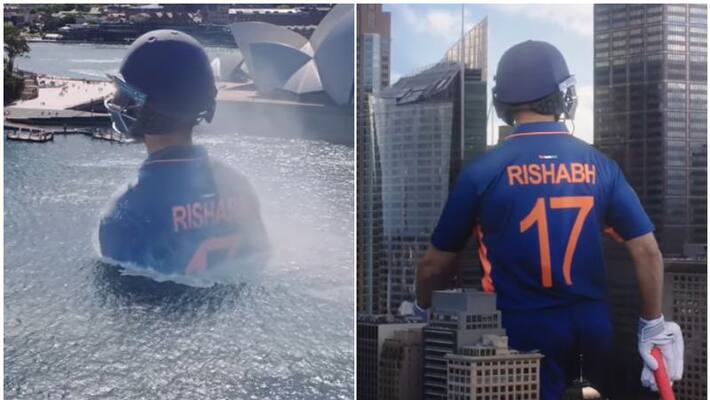 ICC share T20 World Cup 2022 promo start with Giant Rishabh Pant see viral video spb ICC share T20 World Cup 2022 promo start with Giant Rishabh Pant see viral video spb