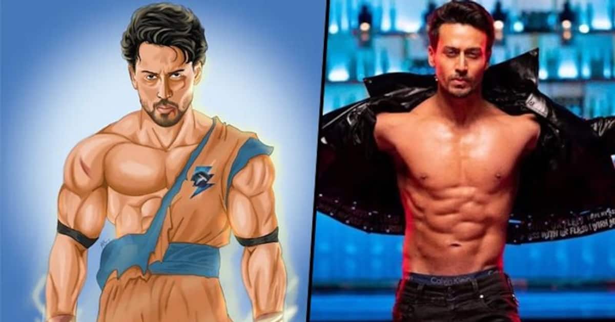 WHAT! Tiger Shroff as Dragon Ball Z's Goku? Actor admires fan's vision;  take a look