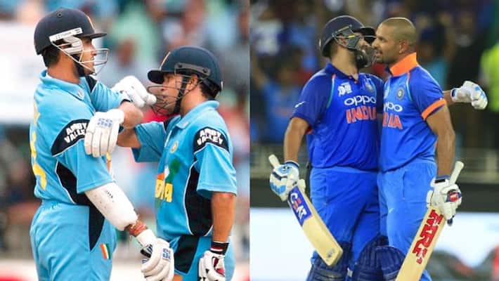 Rohit Sharma and Shikhar Dhawan need 6 runs to touch Sachin Tebdulkar and Sourav Gagnguly s odi record spb Rohit Sharma and Shikhar Dhawan need 6 runs to touch Sachin Tebdulkar and Sourav Gagnguly s odi record spb
