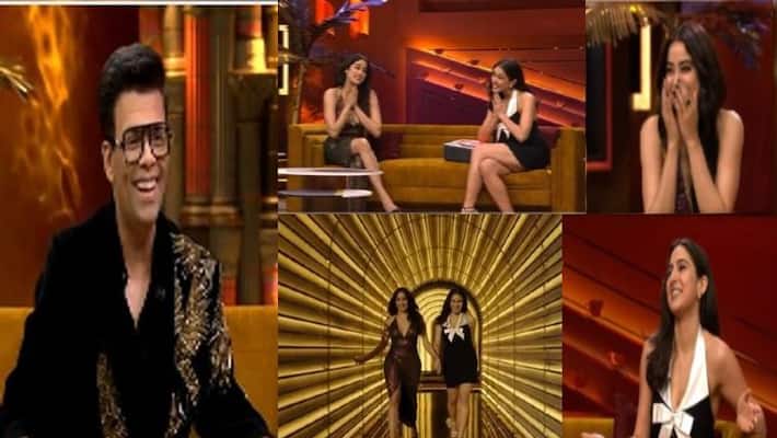 Sara ali khan reveals about the guy she wants to date, from relationship to breakup sara and janvi reveals their personal life on coffee with karan new season anbad Sara ali khan reveals about the guy she wants to date, from relationship to breakup sara and janvi reveals their personal life on coffee with karan new season anbad