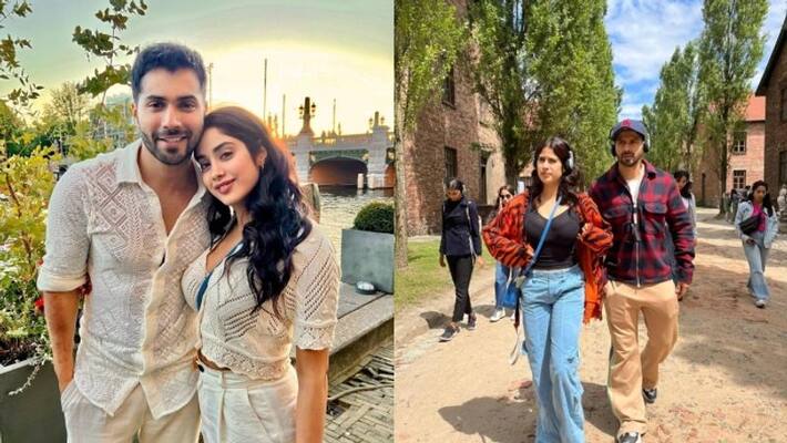 Varun Dhawan and Janhvi Kapoor visits Nazi camp in Poland for Bawal anbsd Varun Dhawan and Janhvi Kapoor visits Nazi camp in Poland for Bawal anbsd