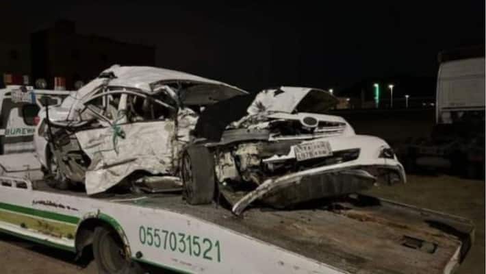 Five Indians including three children died in a horrific accident in Saudi Arabia Five Indians including three children died in a horrific accident in Saudi Arabia